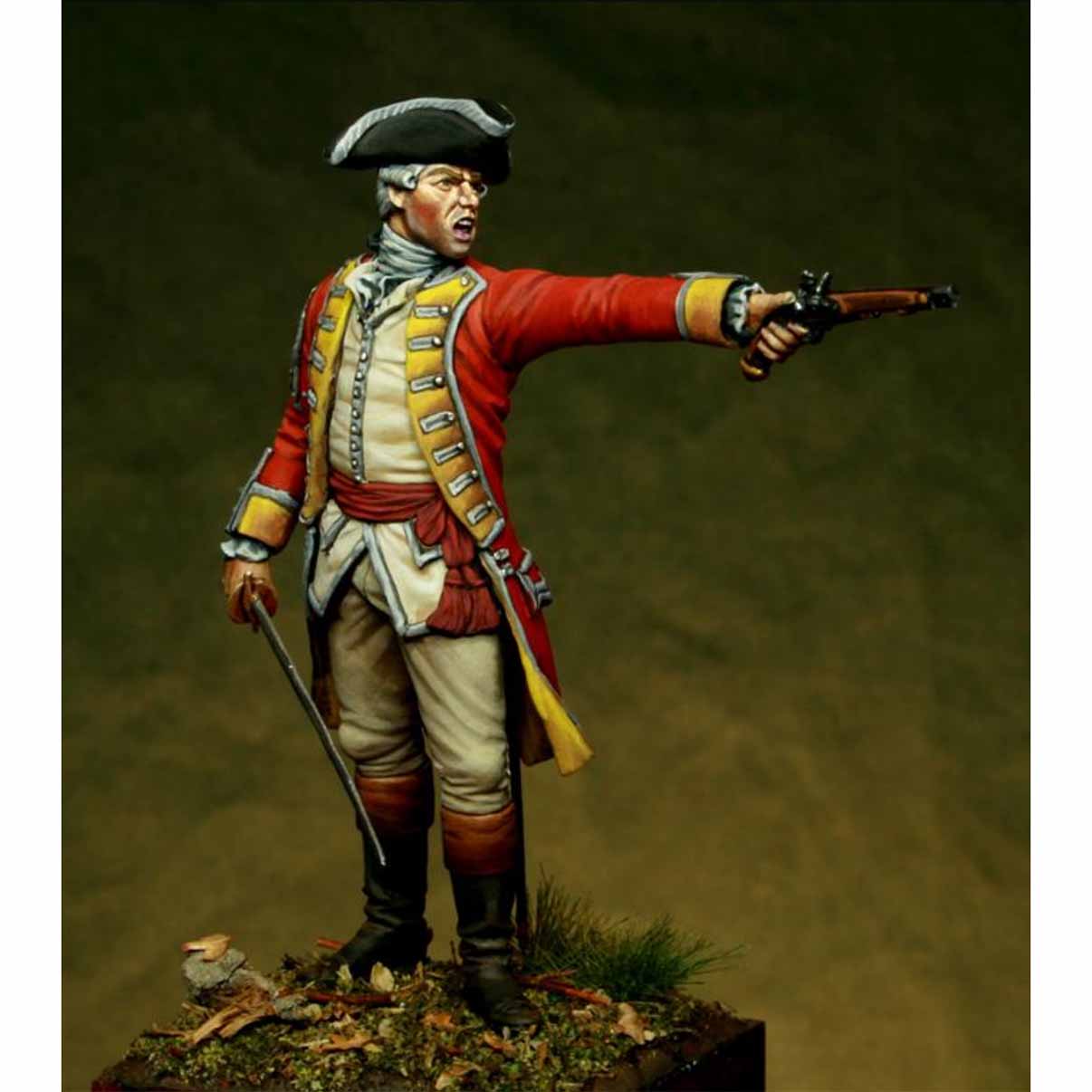 Art Girona Miniatures Brittish Officer 35th figurine 54mm