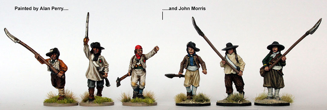 Perry Miniatures Vendéens Chouans REVV 7 figurine glaive attaque