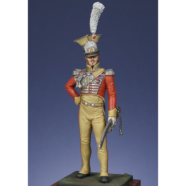 Art Girona Officier gardes d’honneur Naples 1813 figurine