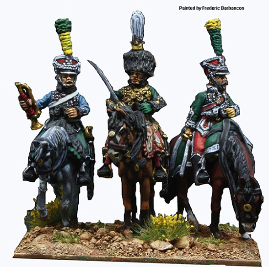 Perry Miniatures Napoleonic FN225 Gardes d'Honneur command.