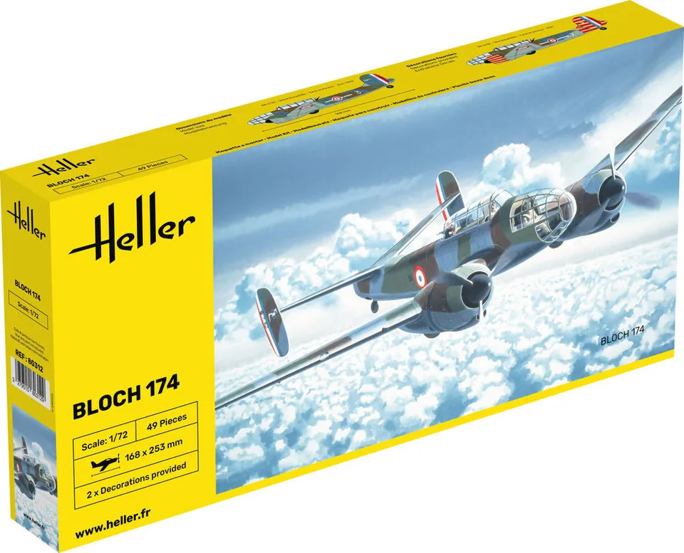 Heller Historical Collection Bloch 174 1/72 maquette avion reco