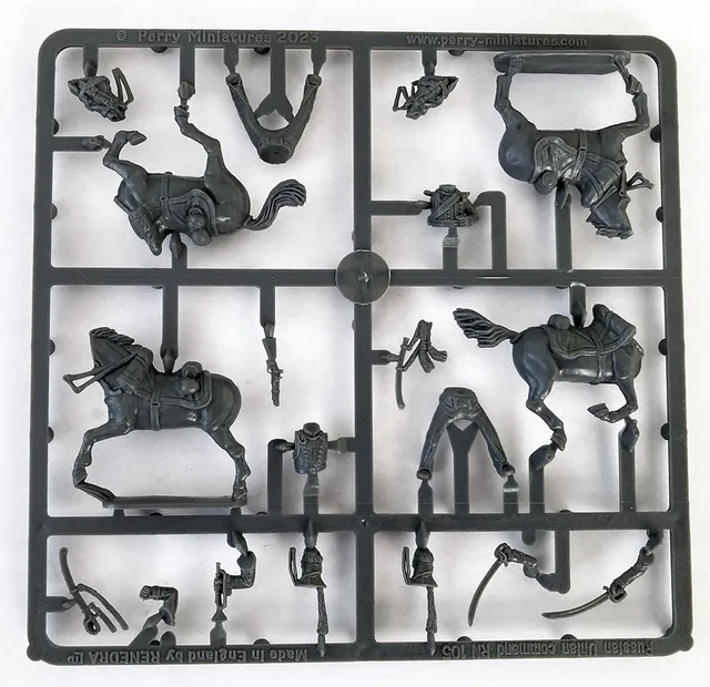 Perry Miniatures B 83 commandement uhlans russes plastique