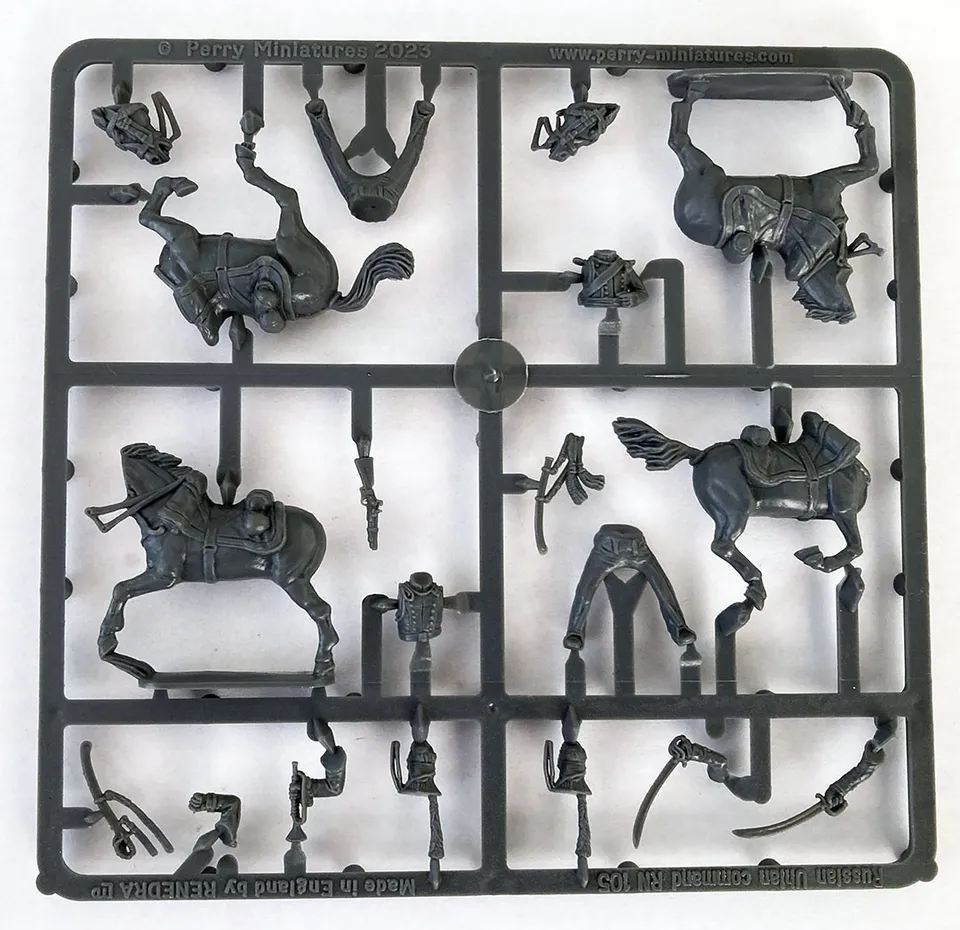 Perry Miniatures B 83 commandement uhlans russes plastique