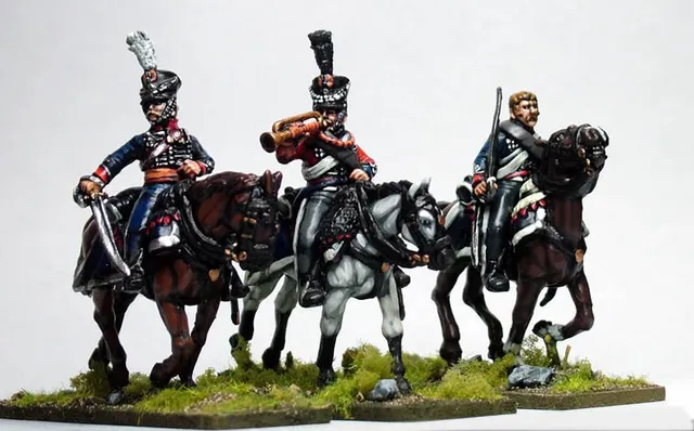 Perry Miniatures Napoleonic DB38 Dutch 4th Light Dragoon figurines