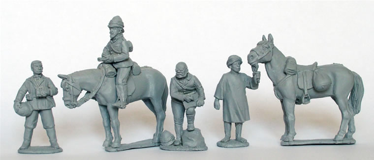 Perry Miniatures SU4 Newspaper Correspondents figurines Soudan