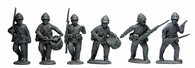 Perry Miniatures SB4 Infanterie britannique figurines métal commandement