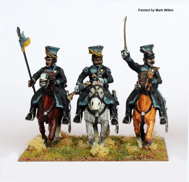 Perry Miniatures Napoleonic NBK21 figurines uhlans commandement 28mm