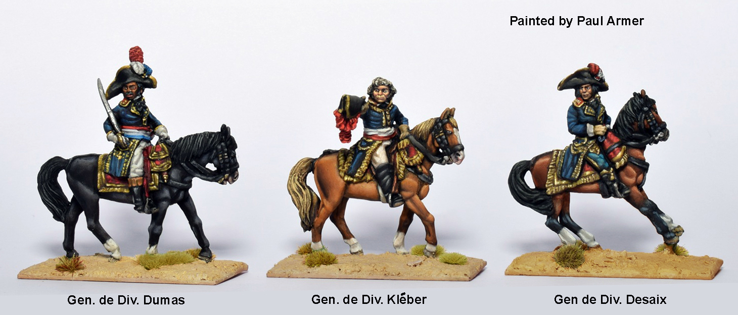Perry REVF 47 généraux Desaix Dumas Kléber figurines