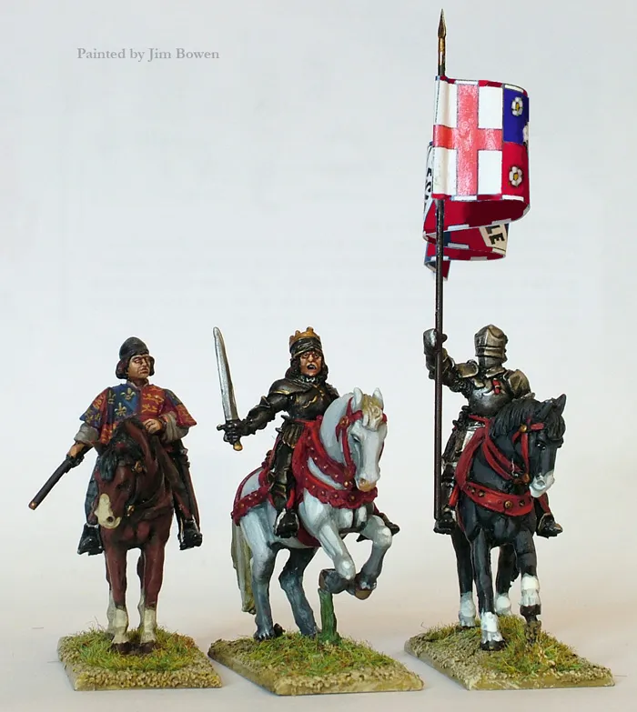 Perry War of Roses WR5 Yorkistes montés Richard III 28mm métal