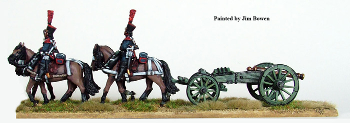Perry FN114 Garde attelage 4 chevaux canon 6 pdr figurines 28mm