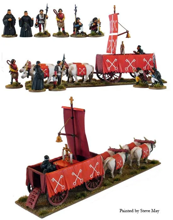 Perry Miniatures European Armies EA 15 Carroccio figurines bœufs