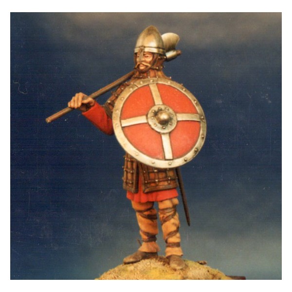 Art Girona Miniatures Guerrier Saxon XIe figurine 54mm