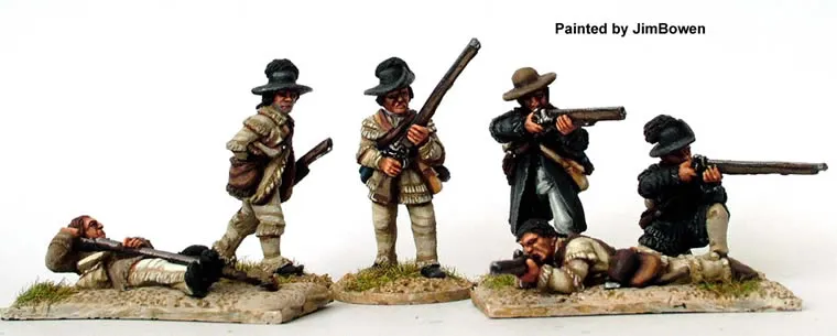 Perry Miniatures AW34 Tirailleurs figurine 28mm escarmouche