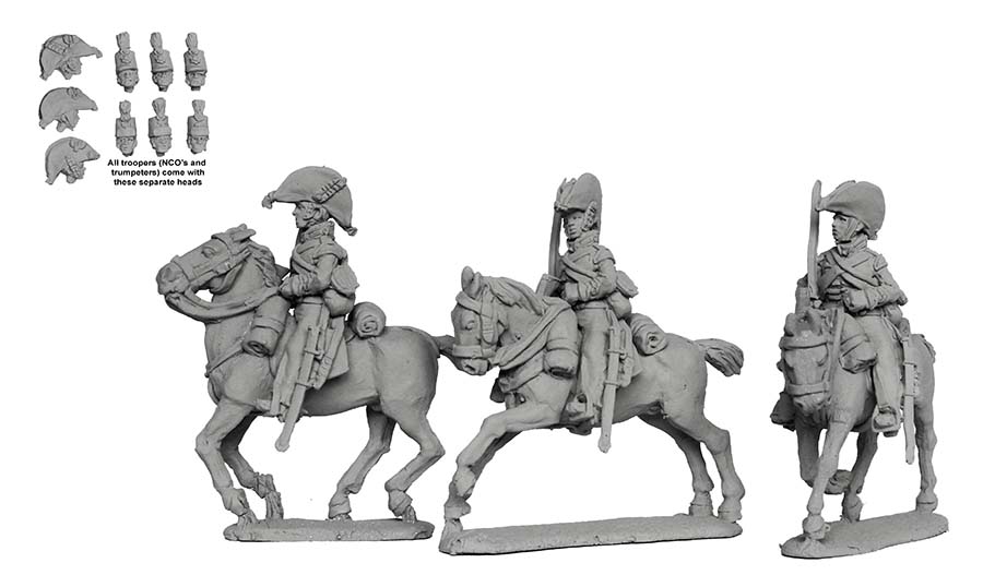 Perry Napoleonic BH 161 figurines dragons lourds KGL 1812