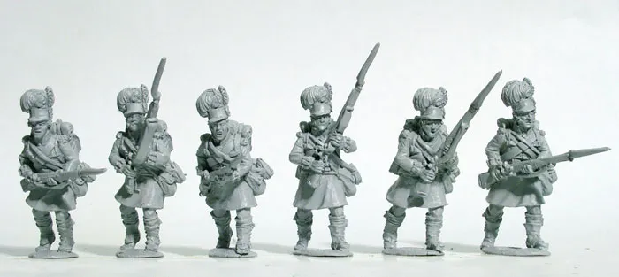 Perry Napoleonic BH51 Highlanders figurines charge compagnies centre