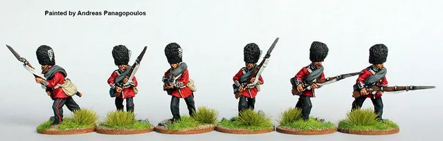 Perry Miniatures BIF 28 figurine Grenadier Guards charge