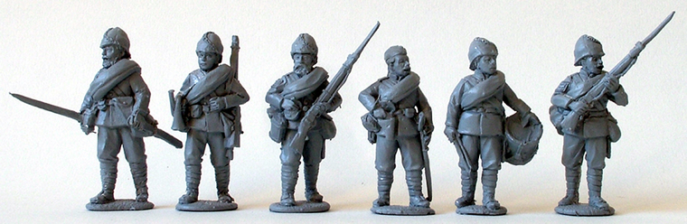 Perry SB21 Commandement à pied tenue indienne figurines 28mm