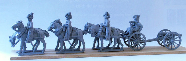 Perry BH40 Royal Horse Artillery attelage 6 chevaux 9pdr