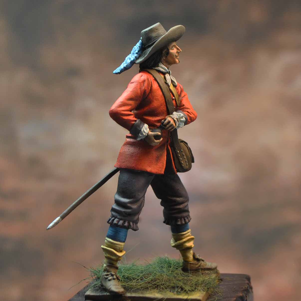Art Girona General Serie fantassin grenade figurine 54mm
