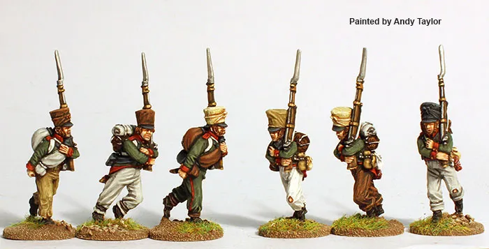 Perry NCR41 Schwarzburg fusiliers figurines campagne