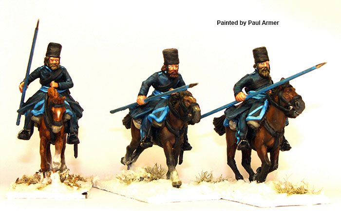 Perry Miniatures Napoleonic RN 44 cosaques figurines hiver galop