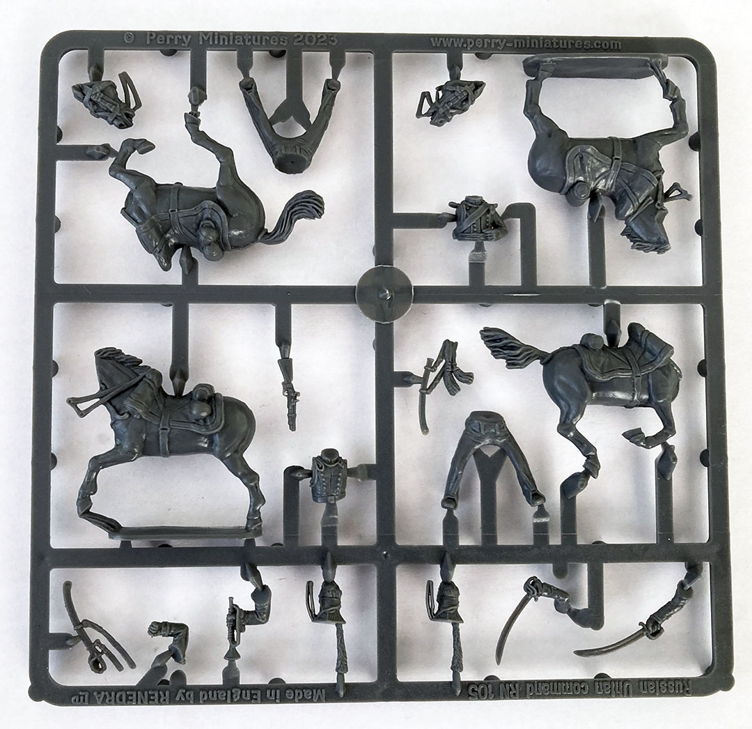 Perry Miniatures B 83 commandement uhlans russes plastique