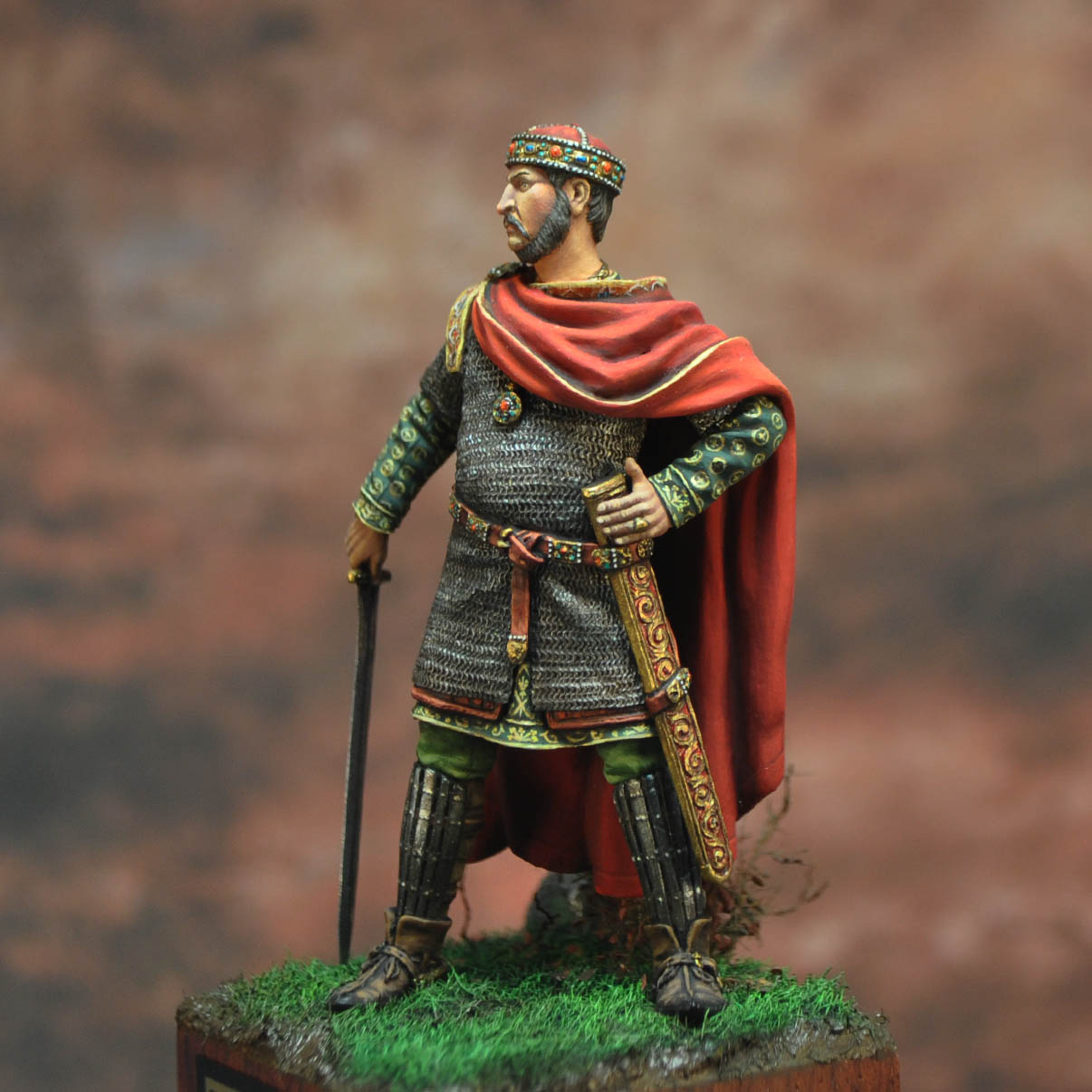 ART GIRONA Serie Historical Charlemagne figurine 54mm
