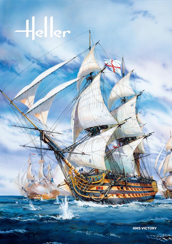 Heller Historical Collection HMS Victory 1/100 maquette bateau voilier
