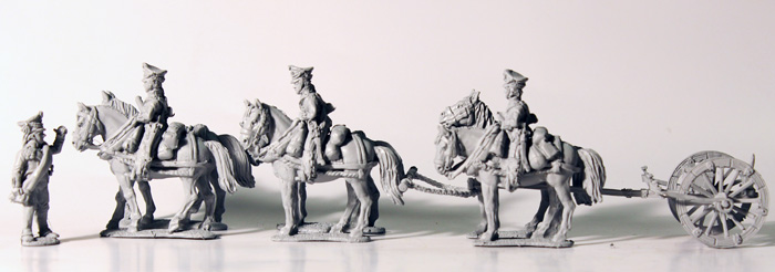 Perry Miniatures Napoleonic RN 21 limber artillerie sans canon