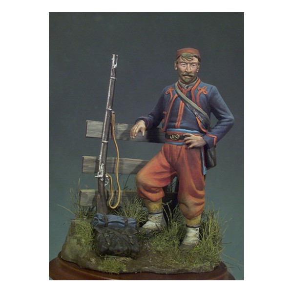 ART GIRONA Miniatures Zuavo 1863 figurine 54 mm Serie General