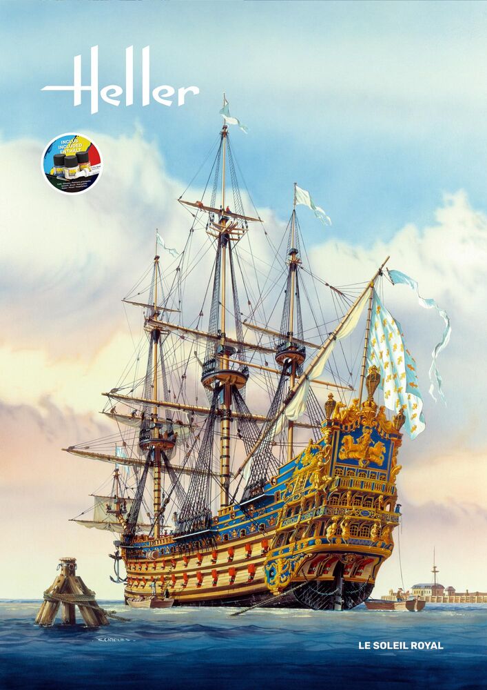 Heller Starter Kit Soleil Royal 1/100 maquette bateau voilier