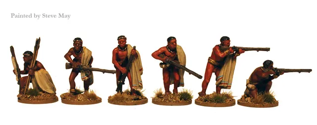 Perry Miniatures Cape CFW 3 figurines Xhosa mousquets tirailleurs