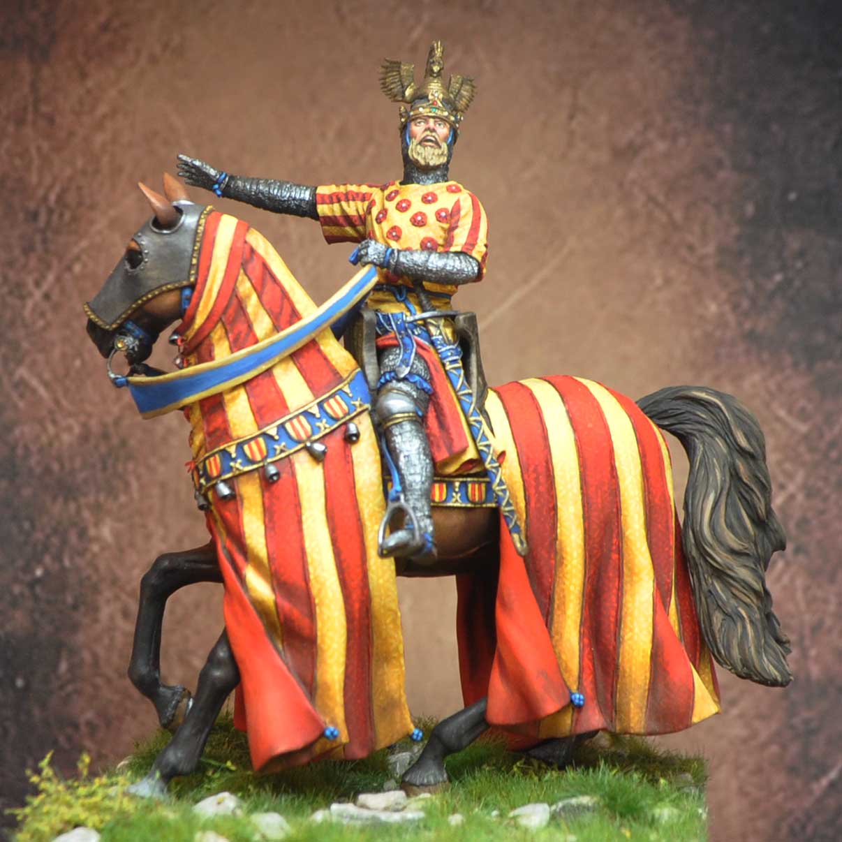Art Girona 70mm Jaume I figurine roi Aragon 70mm