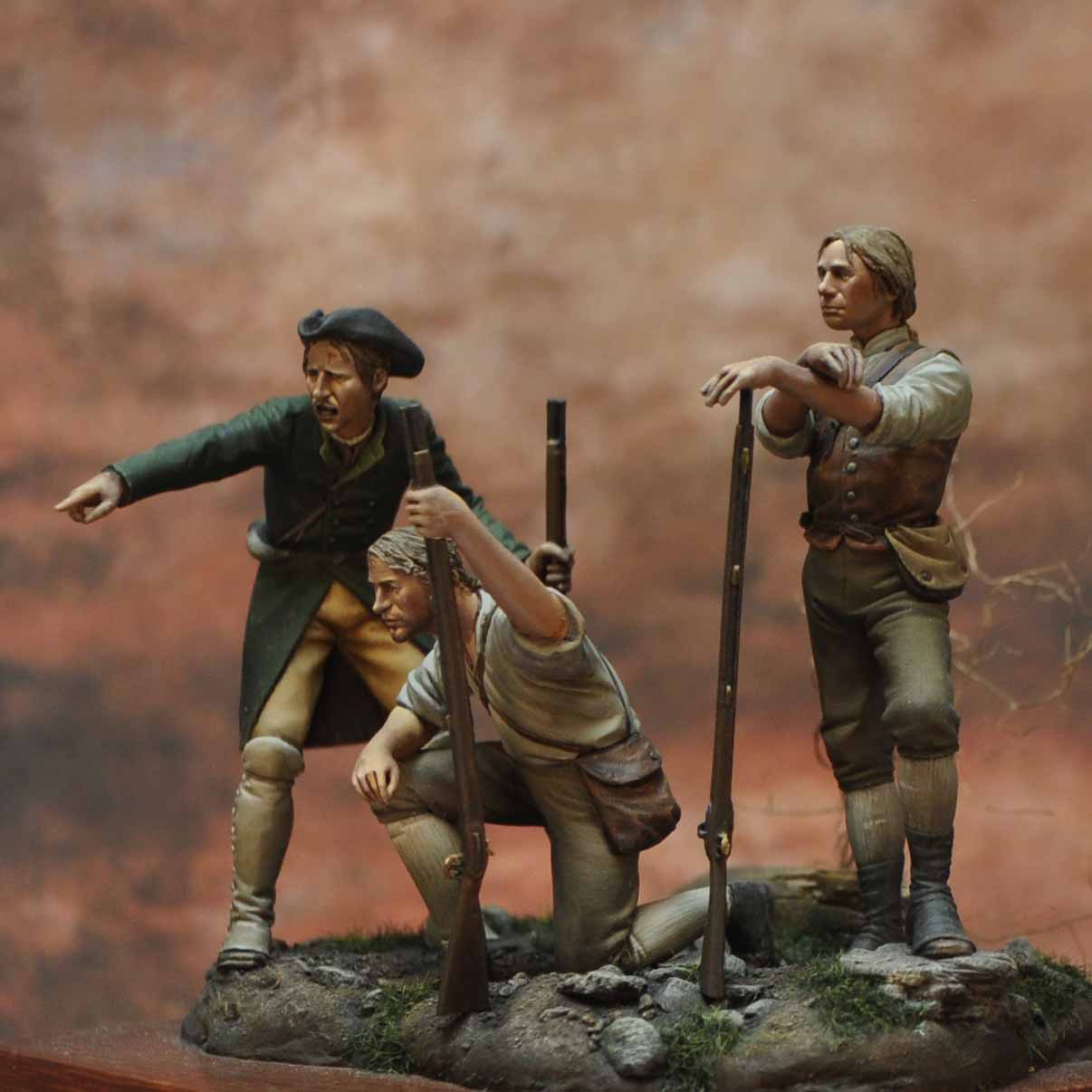 Art Girona International Serie Minutemen 1770-1783 figurine