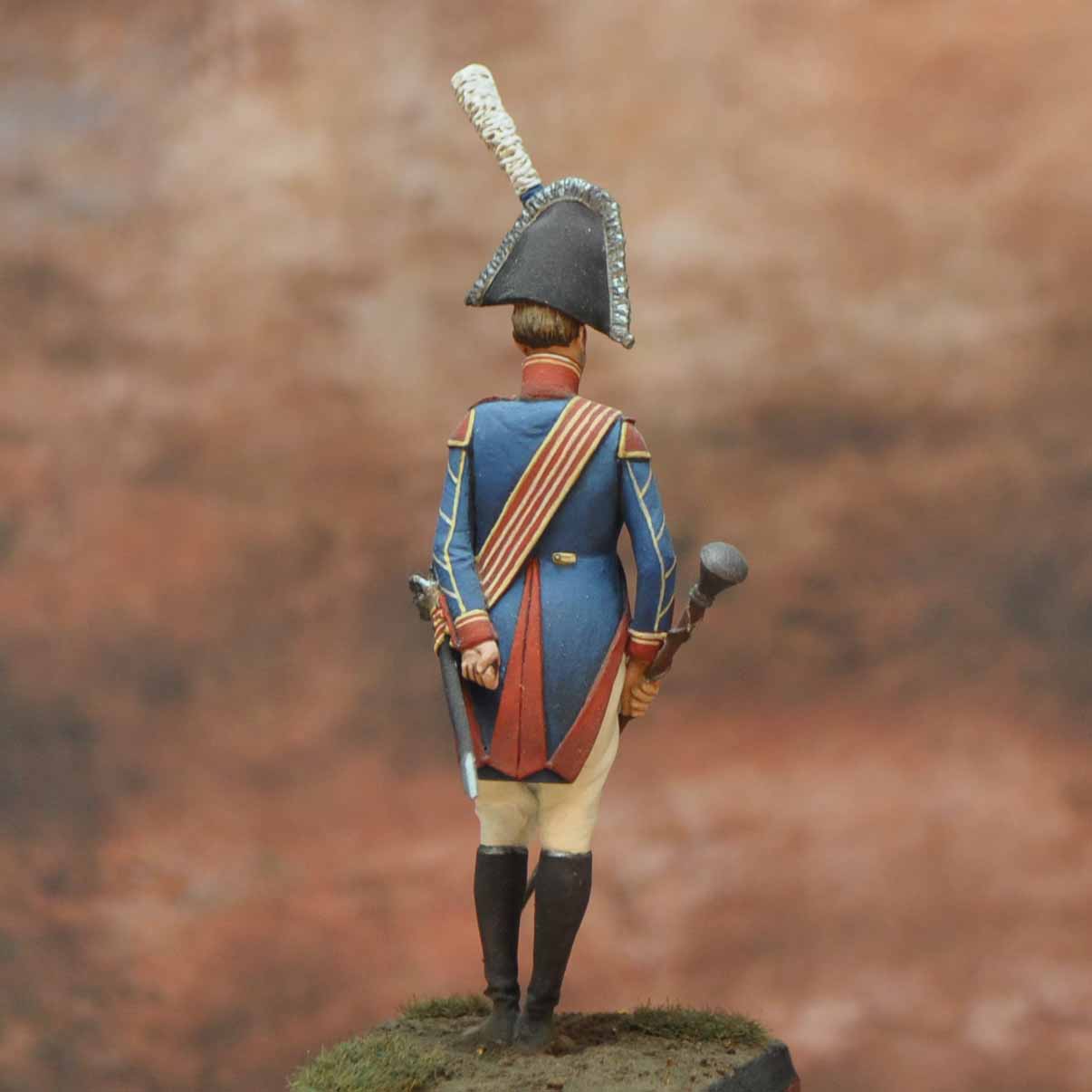 Art Girona Napoleonic Drum Major Bavière figurine 54mm 1808
