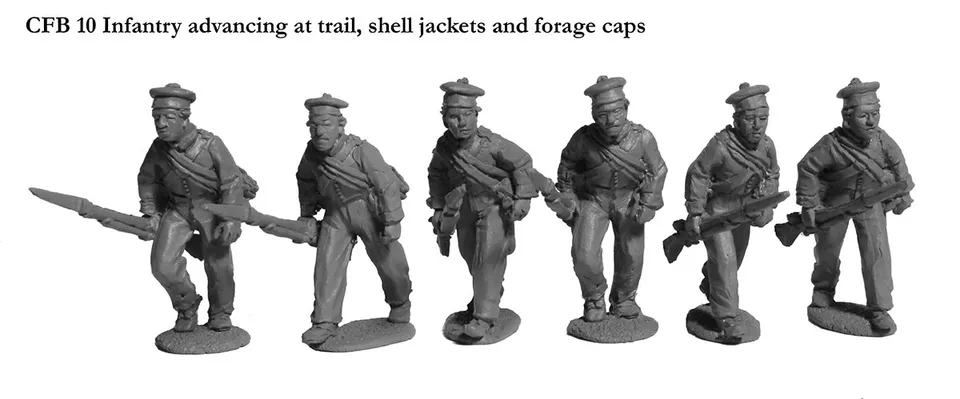 Perry Cape Frontier CFB 10 Infanterie figurines 28mm vestes