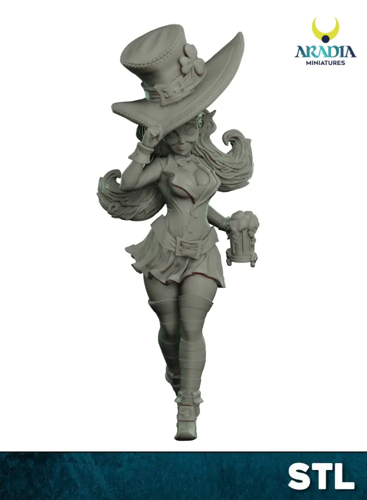 Aradia Classic Fantasy Eilis figurine STL fantasy à peindre