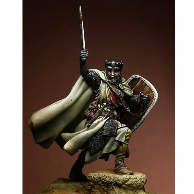 Art Girona Miniatures Crusader Knight XIIe figurine 54 mm