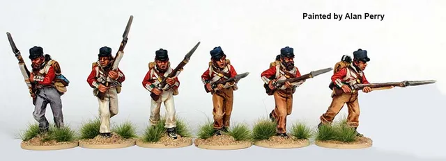 Perry Miniatures Cape Frontier CFB 13 infanterie attaque