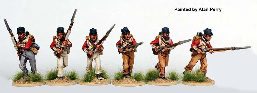 Perry Miniatures Cape Frontier CFB 13 infanterie attaque