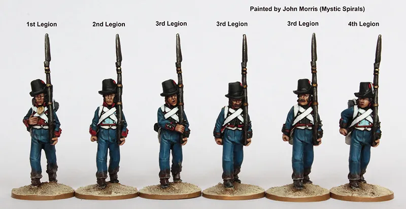 Perry Napoleonic SPA 11 Fusiliers figurines 28mm marche 1810