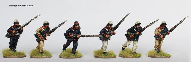 Perry Miniatures TA9 Fusiliers brésiliens figurines képis