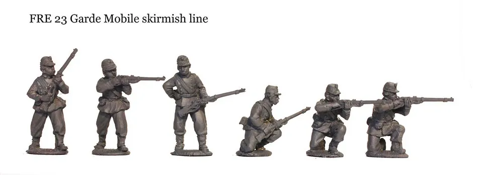 Perry Franco-Prussian FRE 23 Garde Mobile figurines 28mm