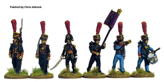 Perry Miniatures Napoleonic FN 152 marins garde figurines métal marche