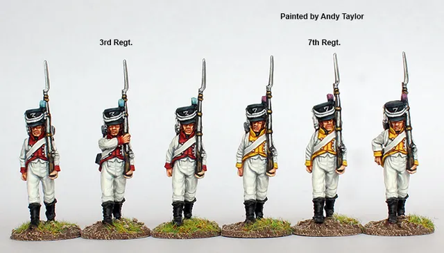 Perry Miniatures Napoleonic KH 3 figurines fusiliers marche