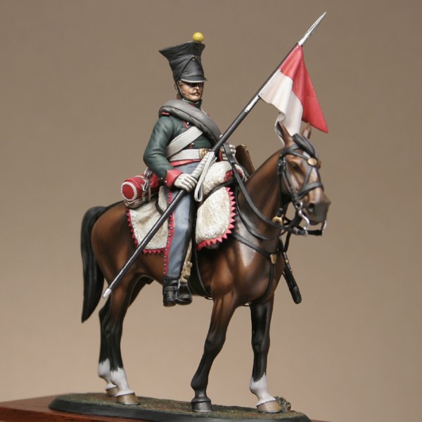 ART GIRONA Miniatures Chevau-léger lancier Berg 1812 figurine