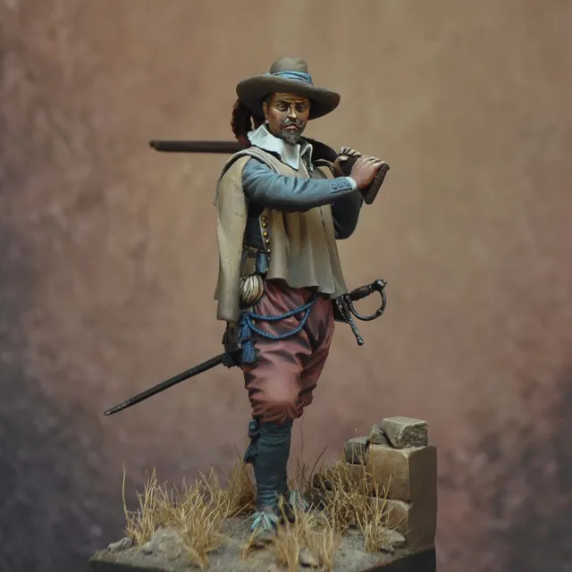 ART GIRONA 70mm Arquebusier Trente Ans figurine métal