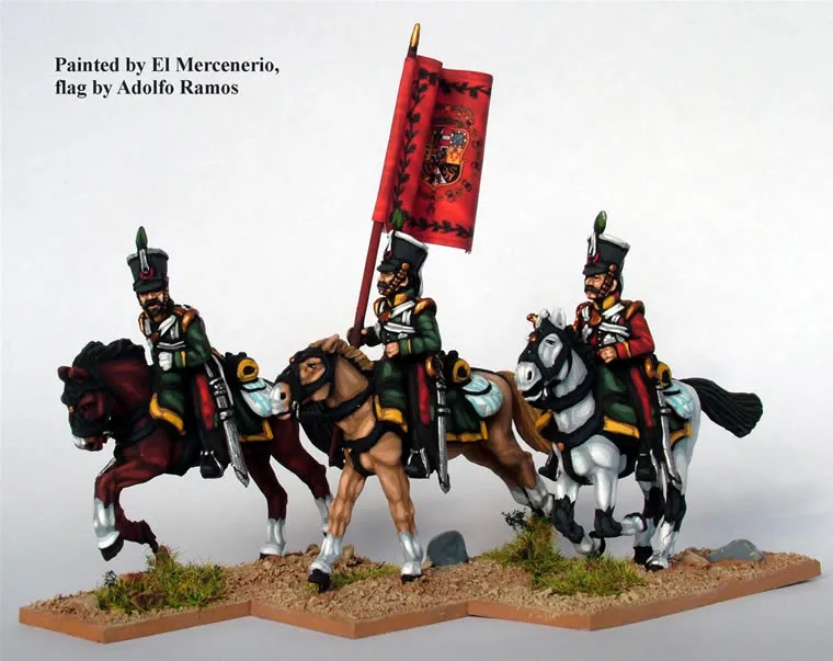 Perry Miniatures Carlist ISA17 cavalerie légère figurines