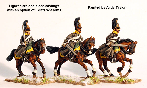 Perry Miniatures Napoleonic RN 63 figurines dragons russes au galop
