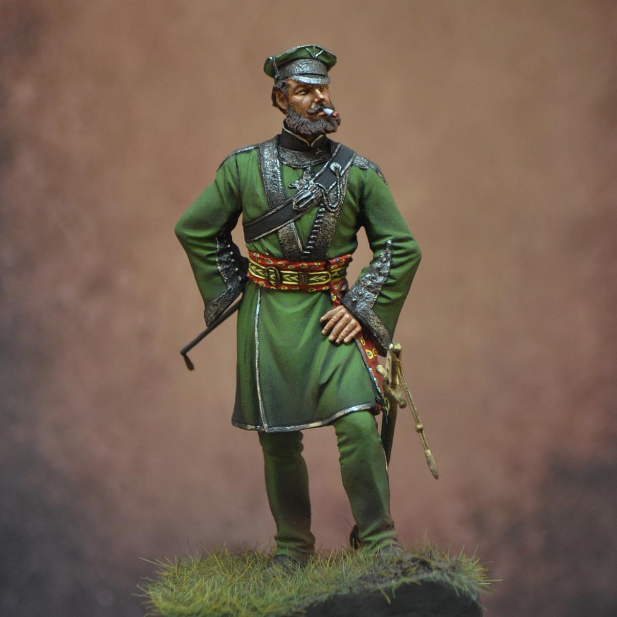 Art Girona 70mm 3rd Oude Cavalry figurine officier 1856
